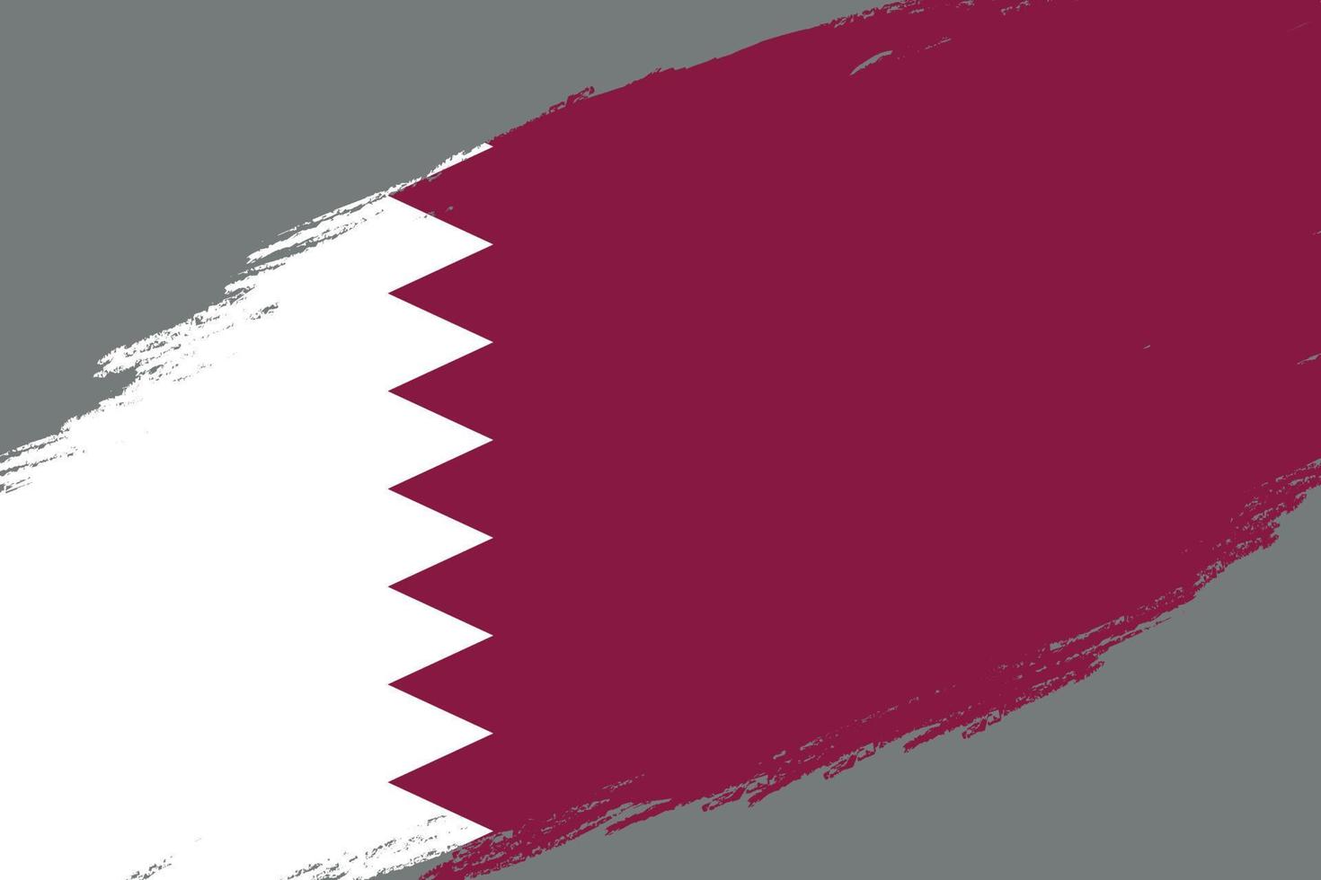 Grunge styled flag vector