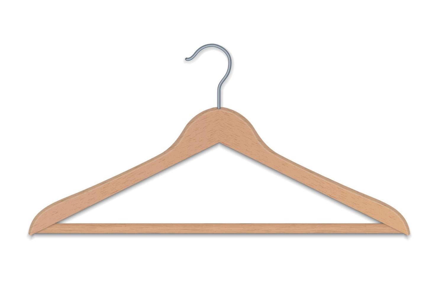 clothes  hanger isolated vector