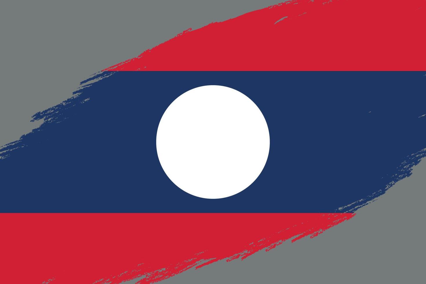 Grunge styled flag vector