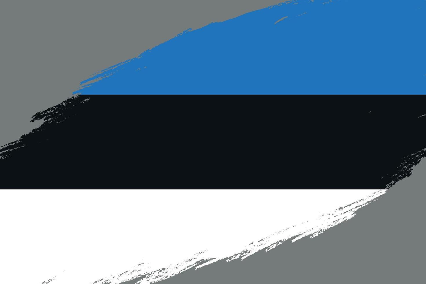 Grunge styled flag vector