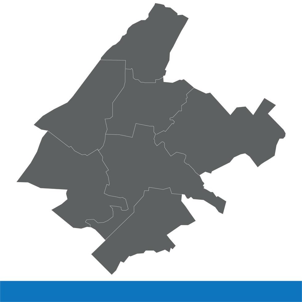 High Quality map city of Greece vector