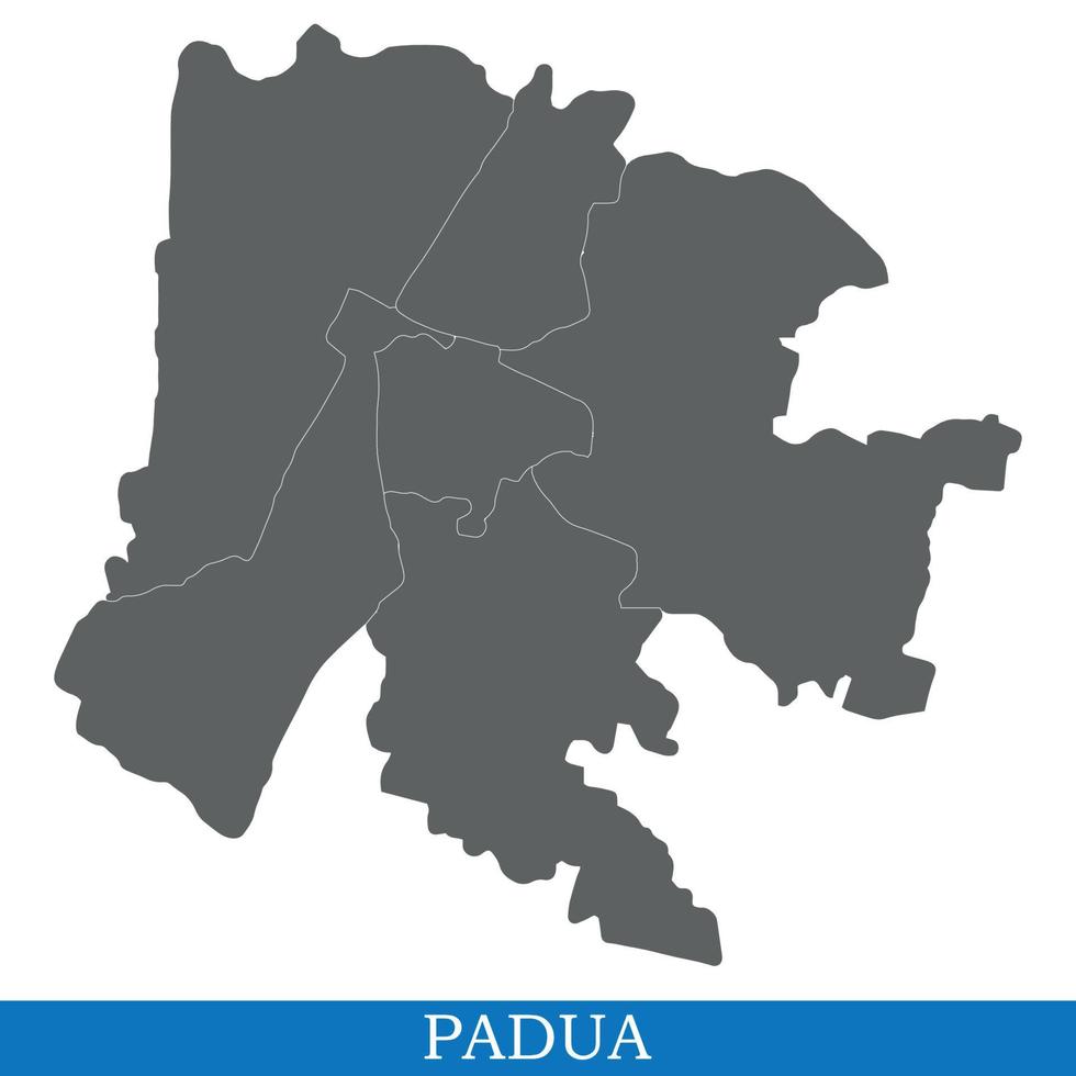 High Quality map city of Italy vector