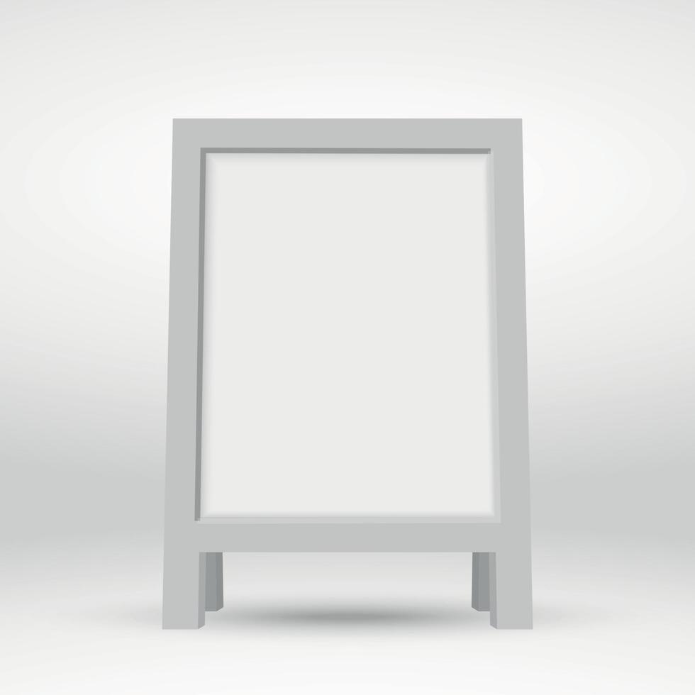street sandwich board vector