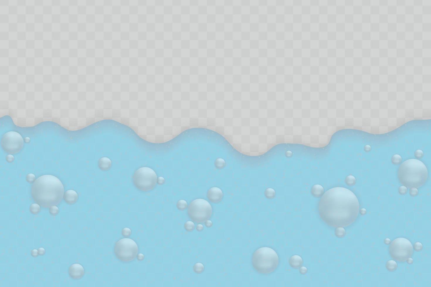 Foam background with bubbles vector