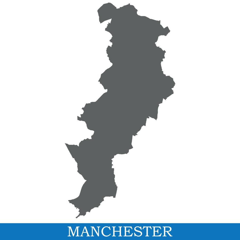 High Quality map ofcity in United Kingdom vector