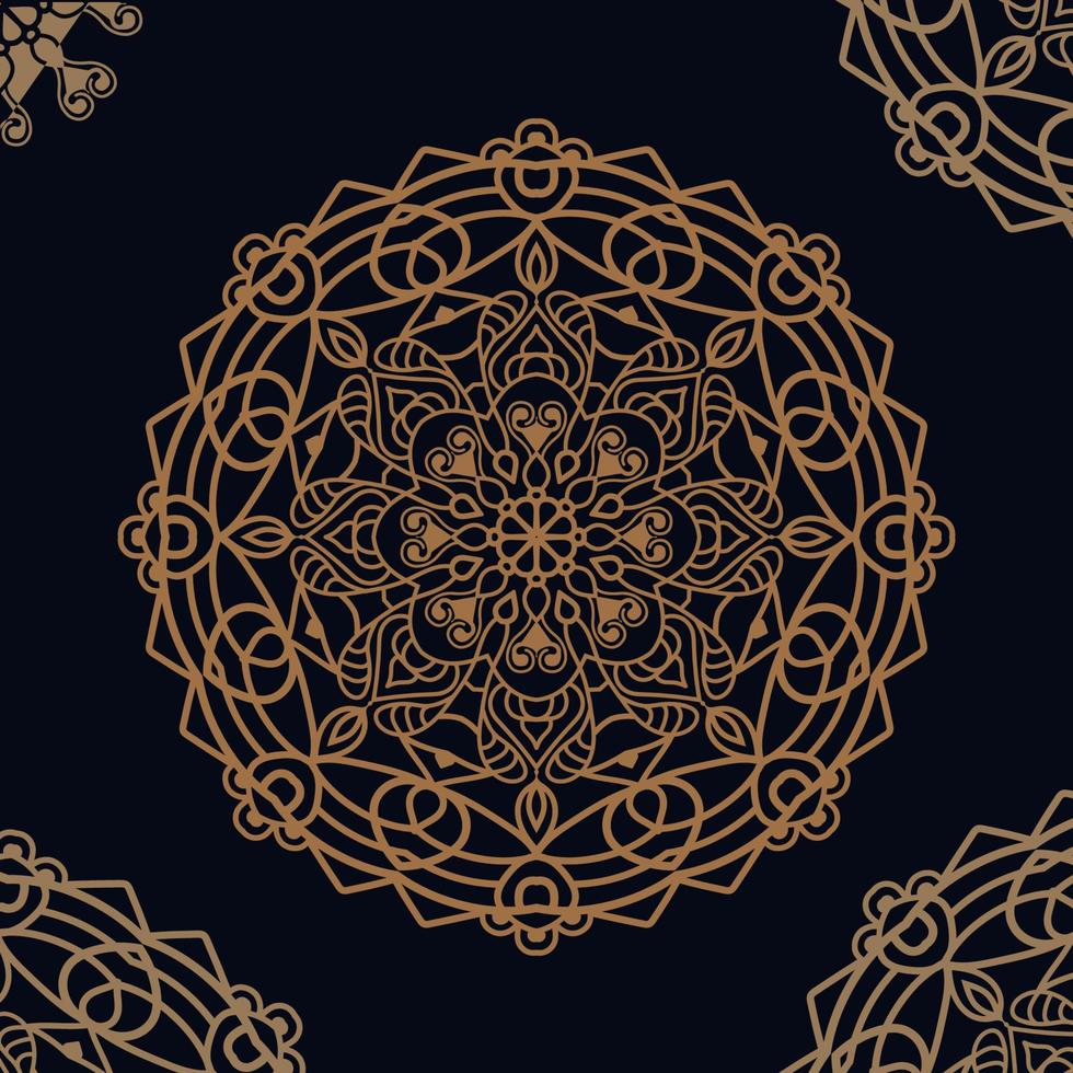 Luxury mandala background concept Free Vector