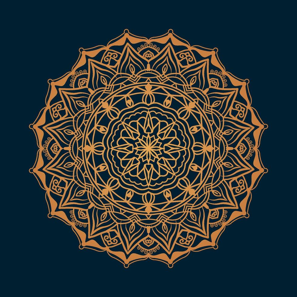 Luxury mandala background concept Free Vector