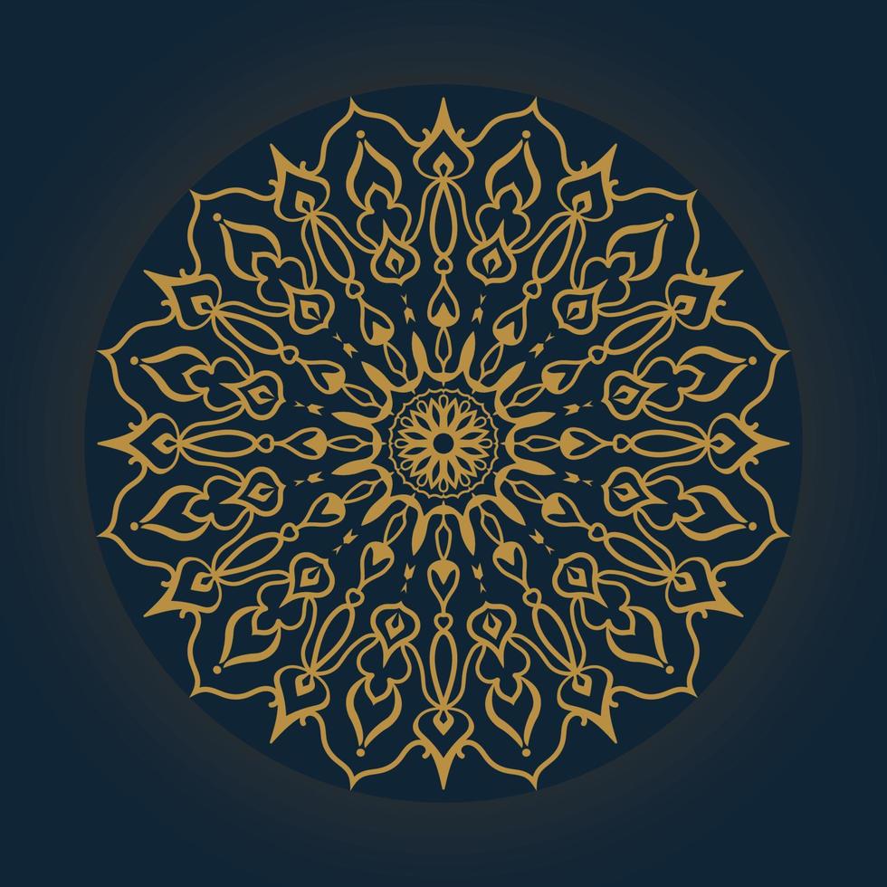 Luxury mandala background concept Free Vector