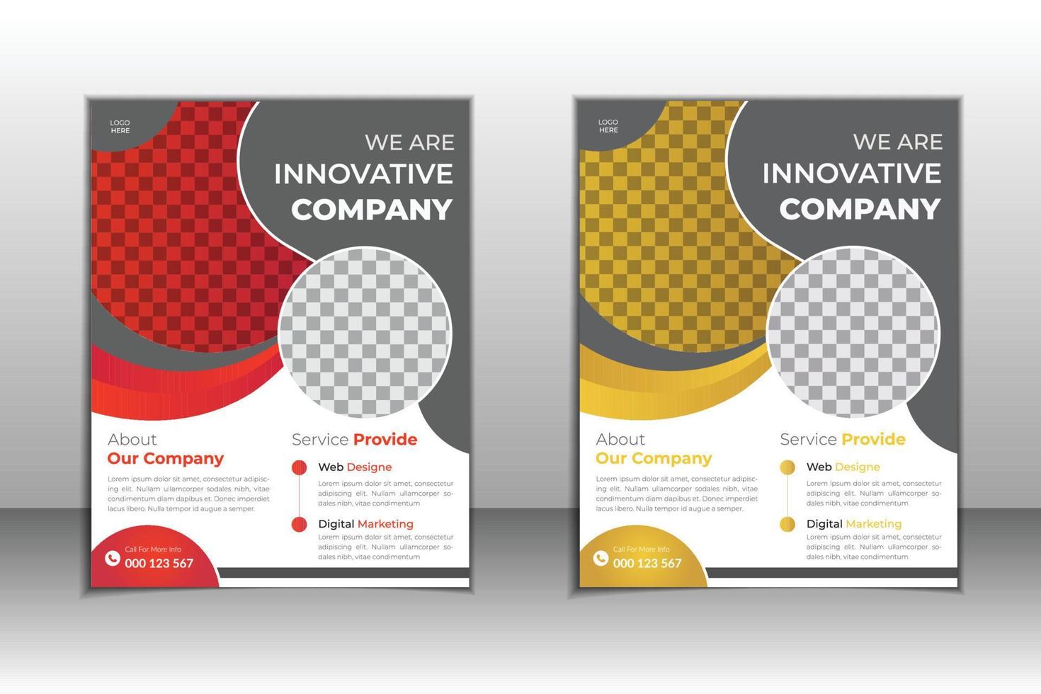 Corporate Business Flyer design  Template for Free Downlead vector