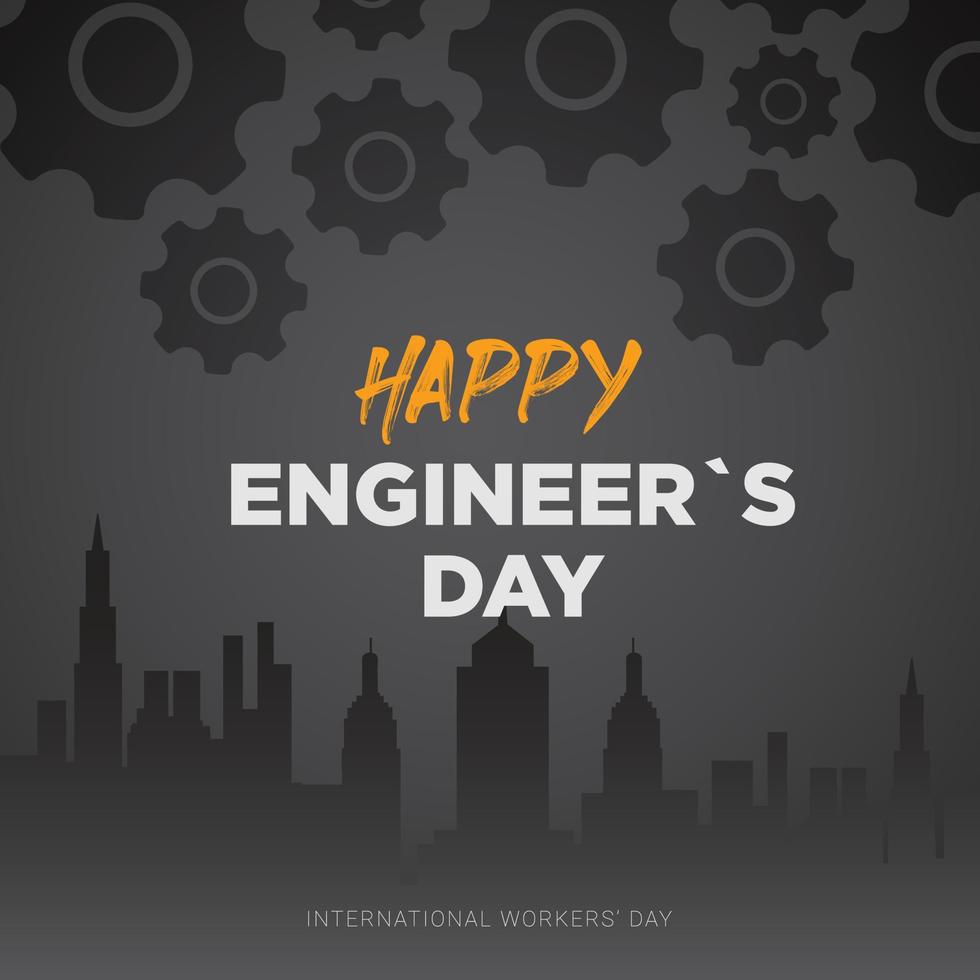 International engineers day celebration, Happy engineers day vector