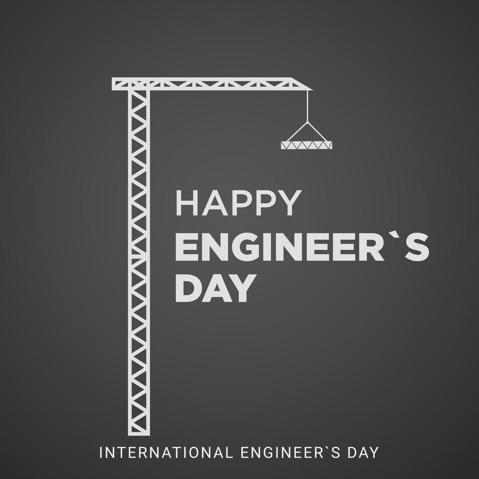 International engineers day celebration, Happy engineers day vector
