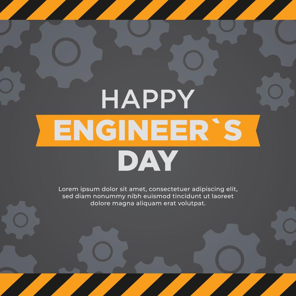 International engineers day celebration, Happy engineers day vector