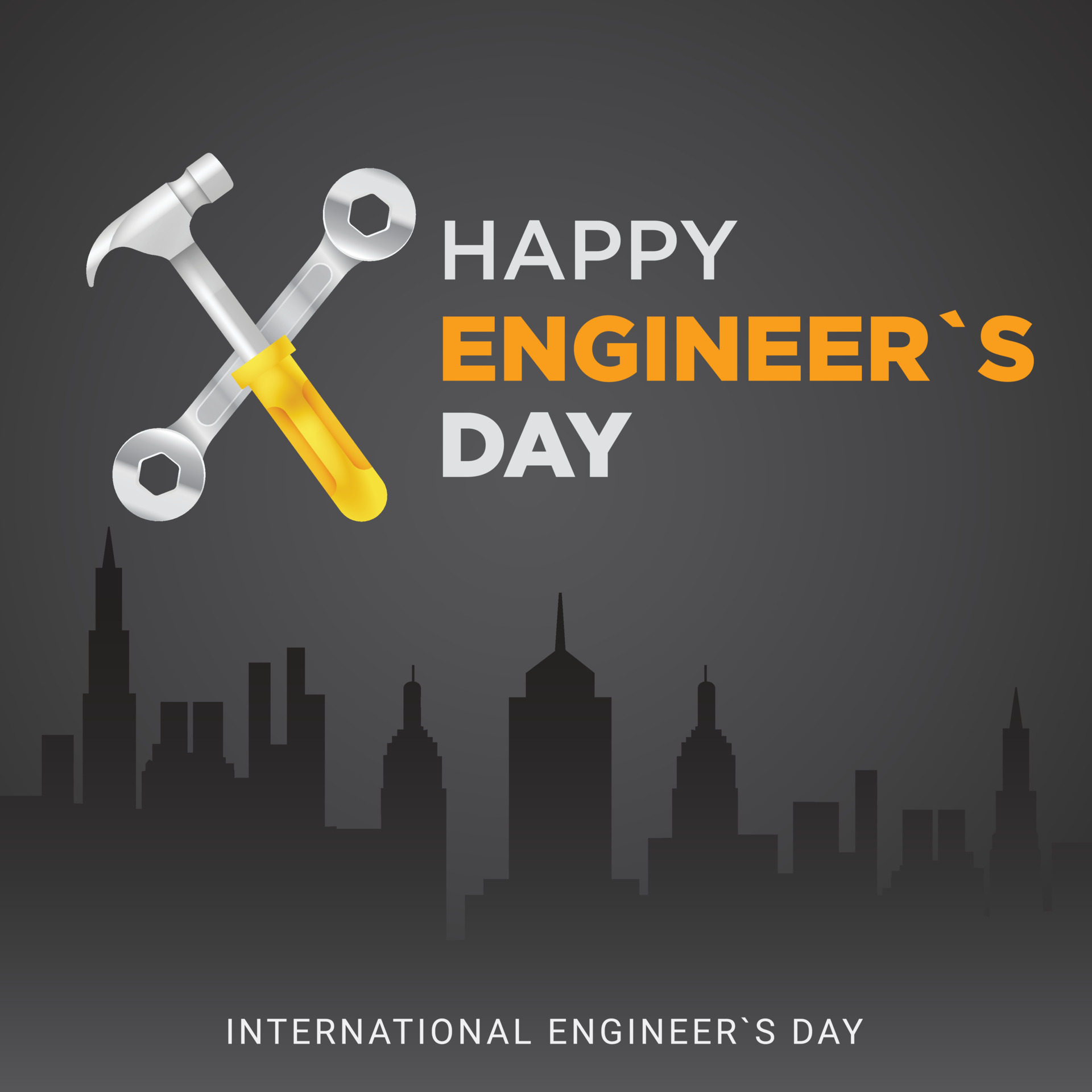 International engineers day celebration, Happy engineers day 10973535 Vector Art at Vecteezy