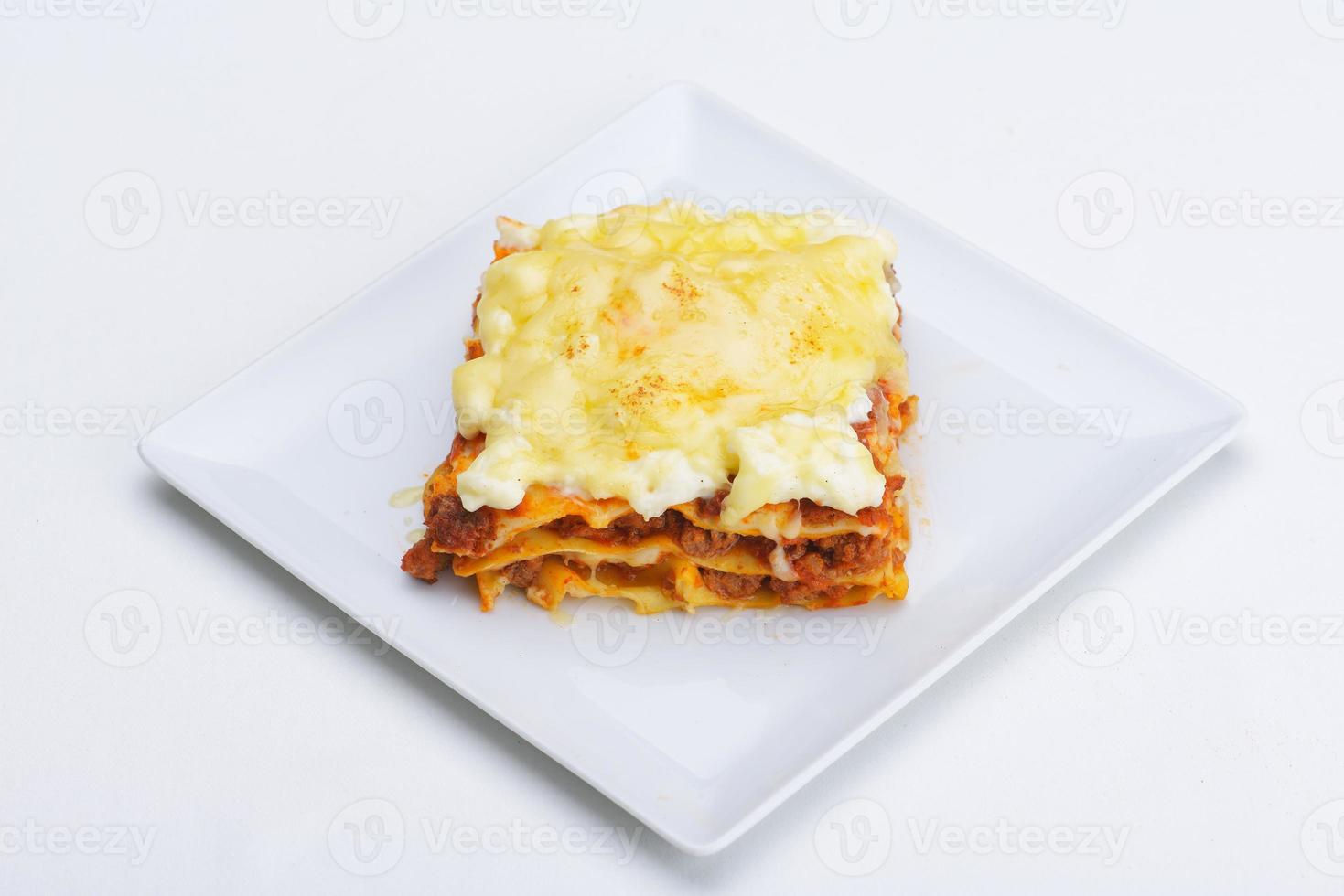 lasagna close up photo