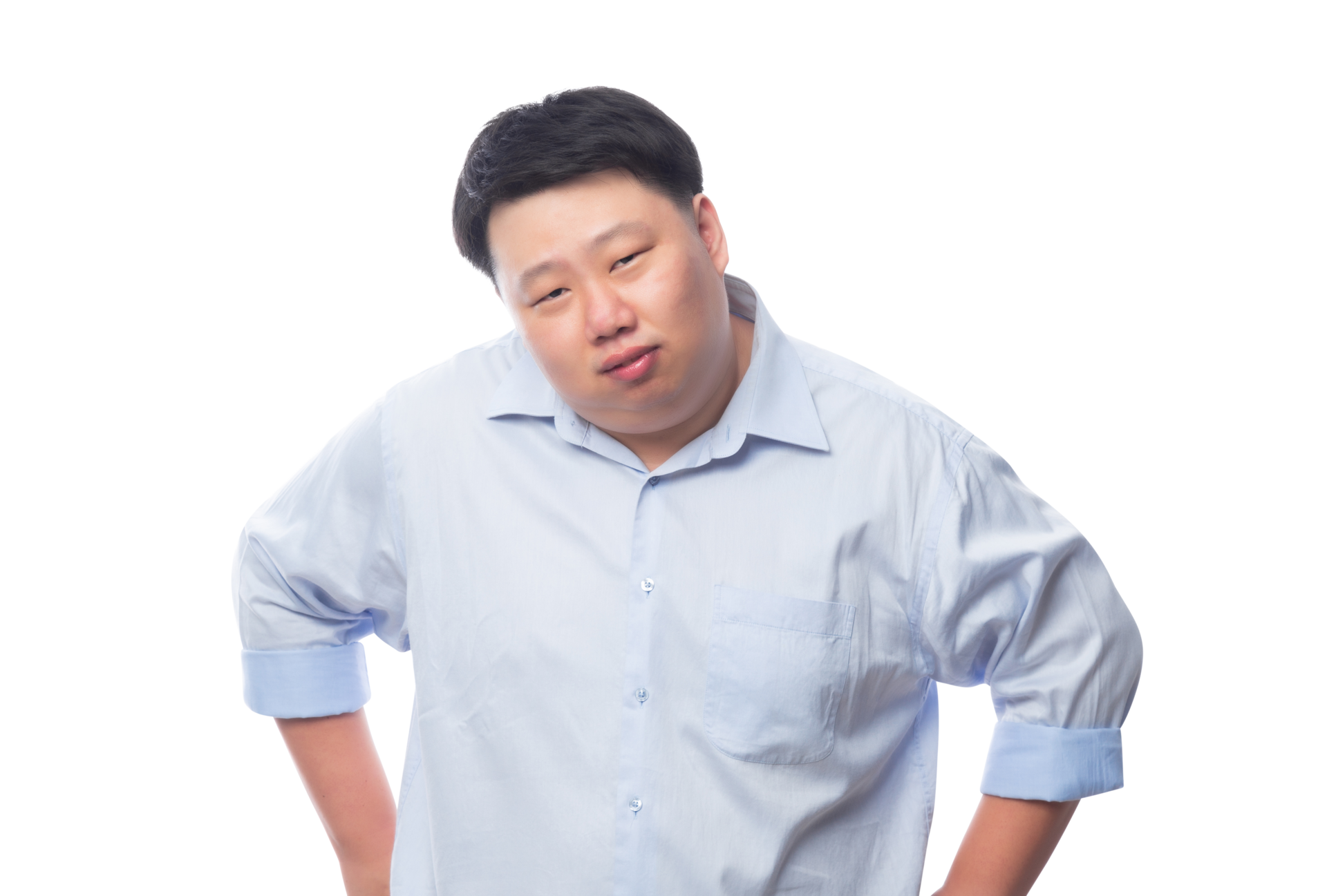 Asian business fat man, Png file 10973787 PNG