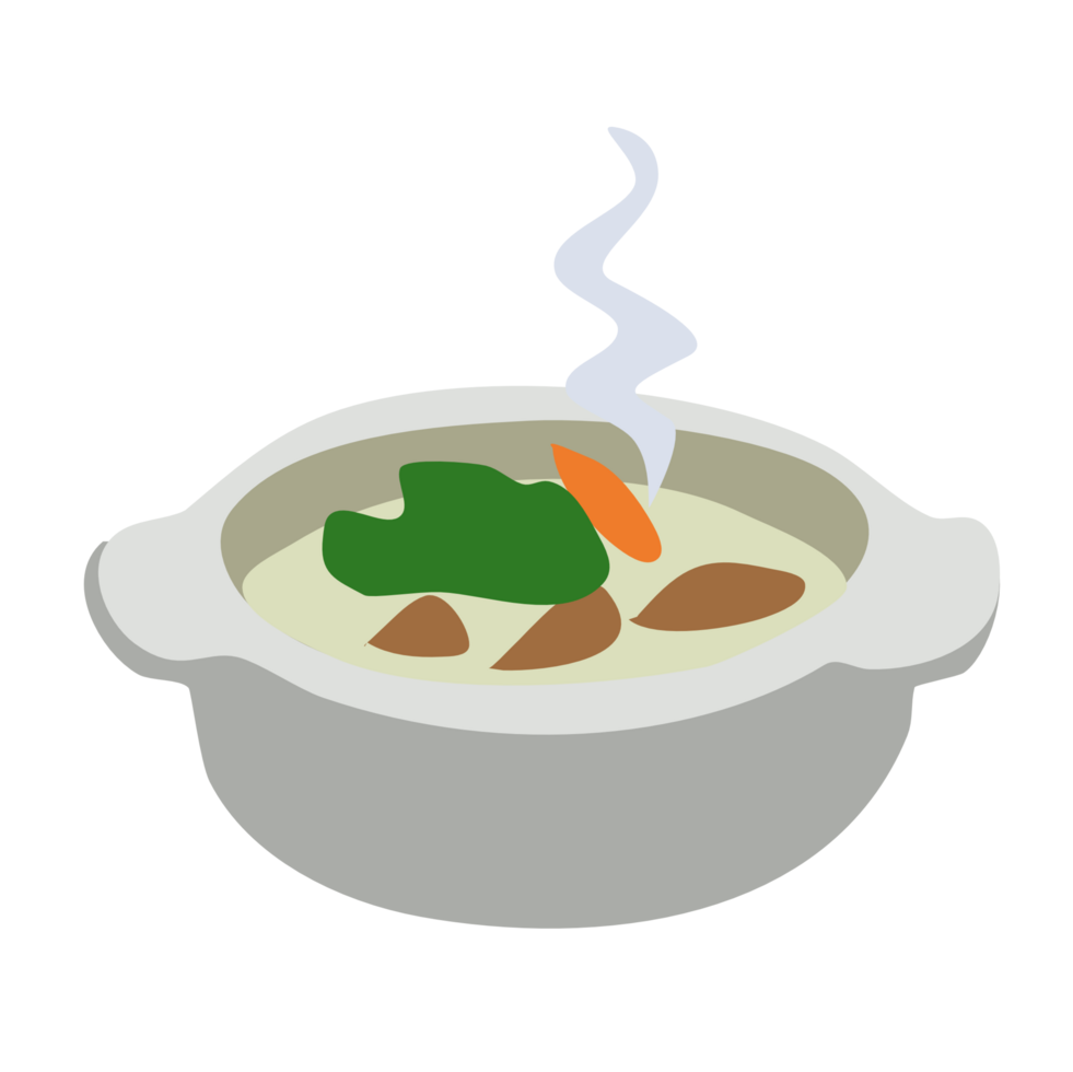 hot boiled food PNG file