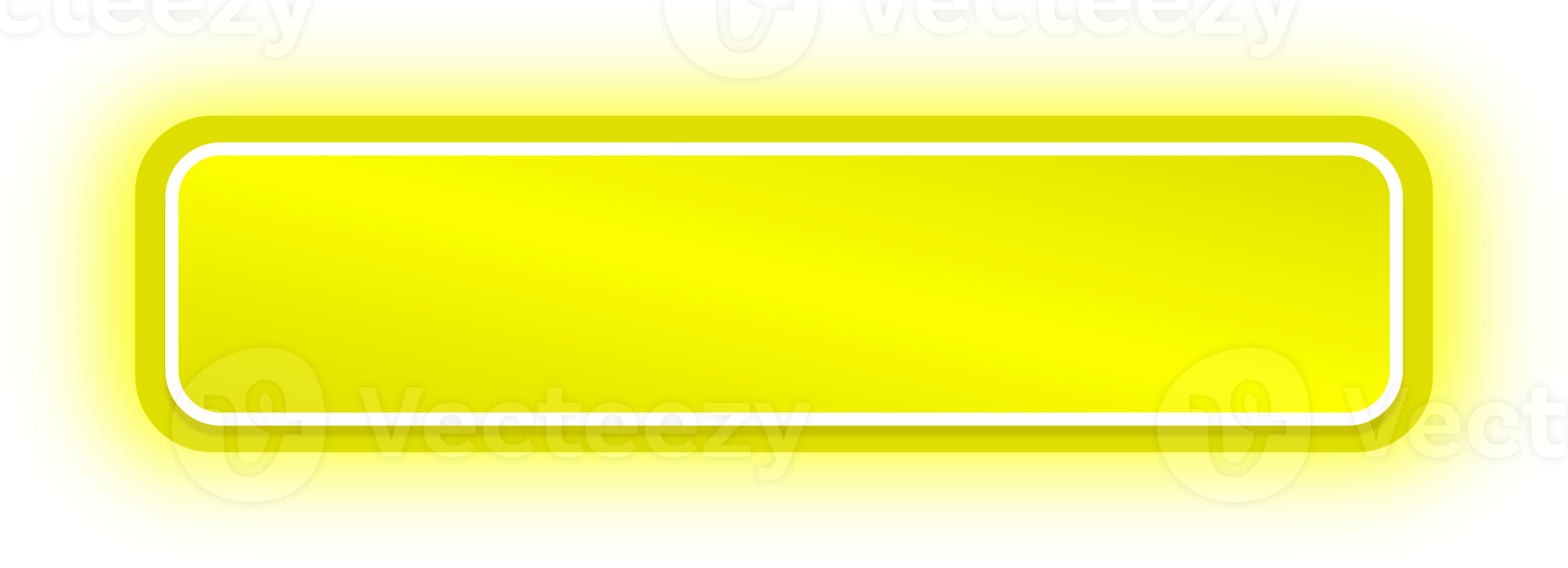 Yellow Neon Button, Glowing Neon Button png