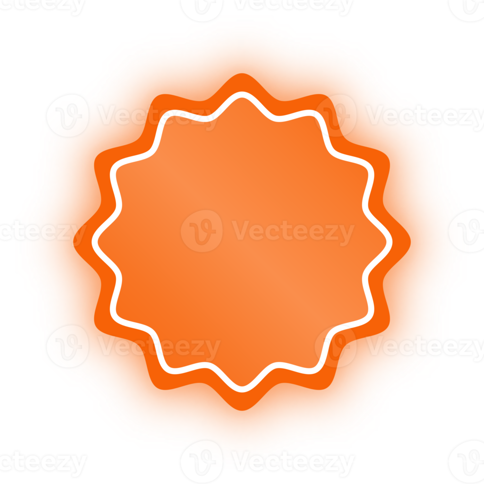 neon orange vågig cirkel baner, neon vågig cirkel png