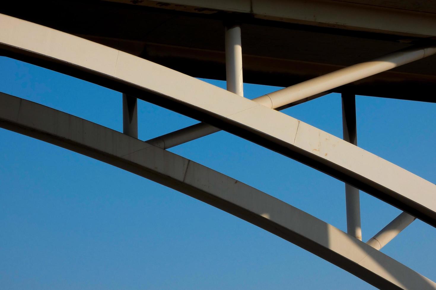 Modern river bridge, an engineering feat that thousands of vehicles pass over daily photo