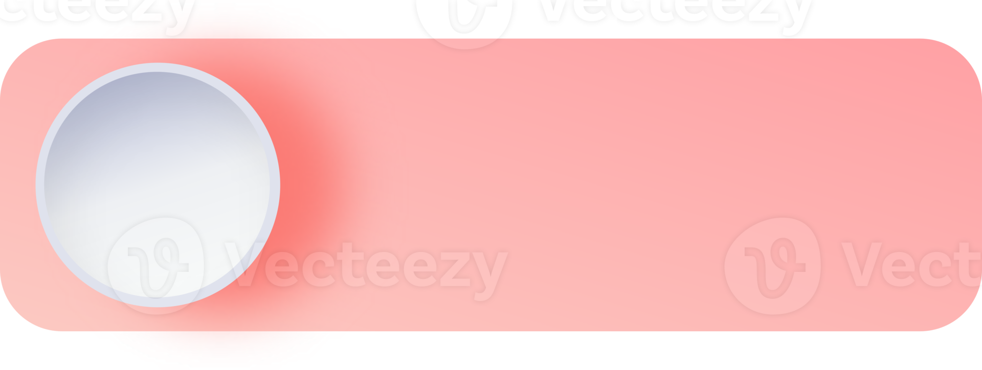Blank Gradient Button With Circle, Button For Website png