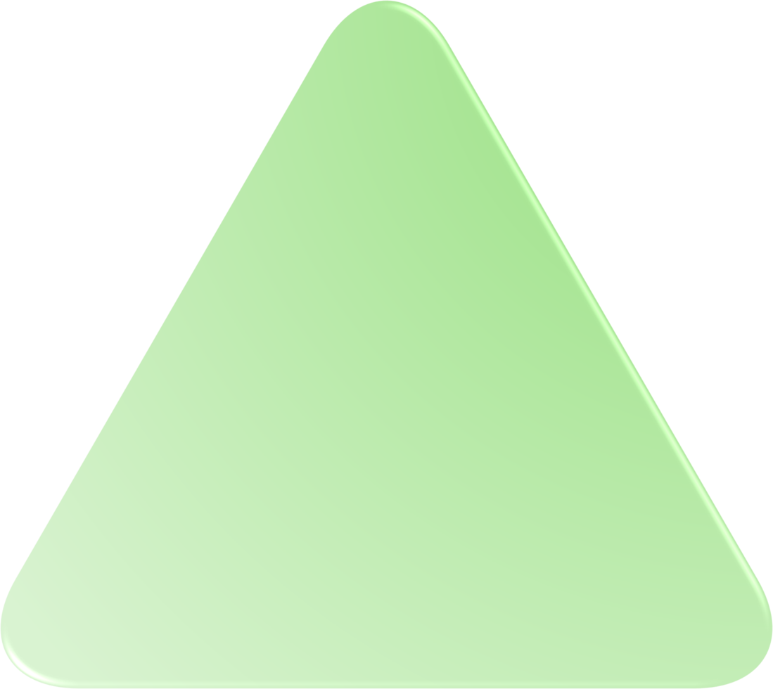 Green Gradient Triangle, Gradient Triangle Button png