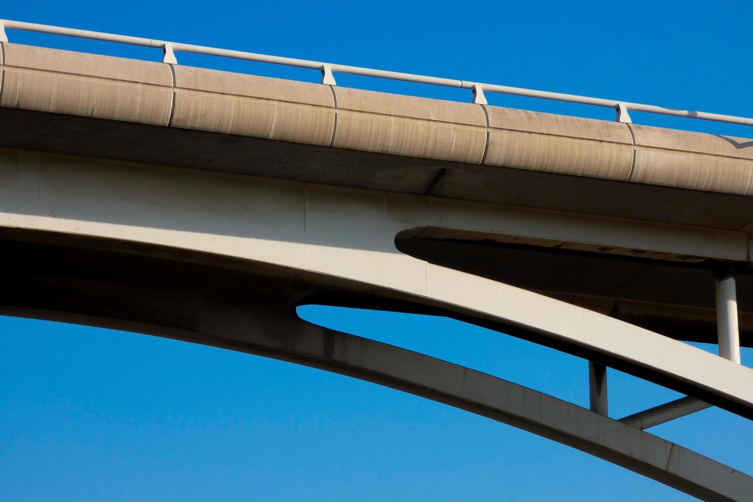 Modern river bridge, an engineering feat that thousands of vehicles pass over daily photo