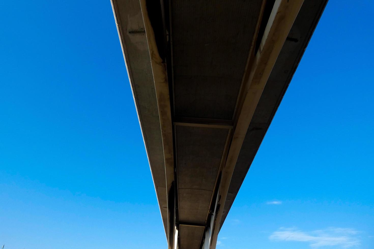 Modern river bridge, an engineering feat that thousands of vehicles pass over daily photo