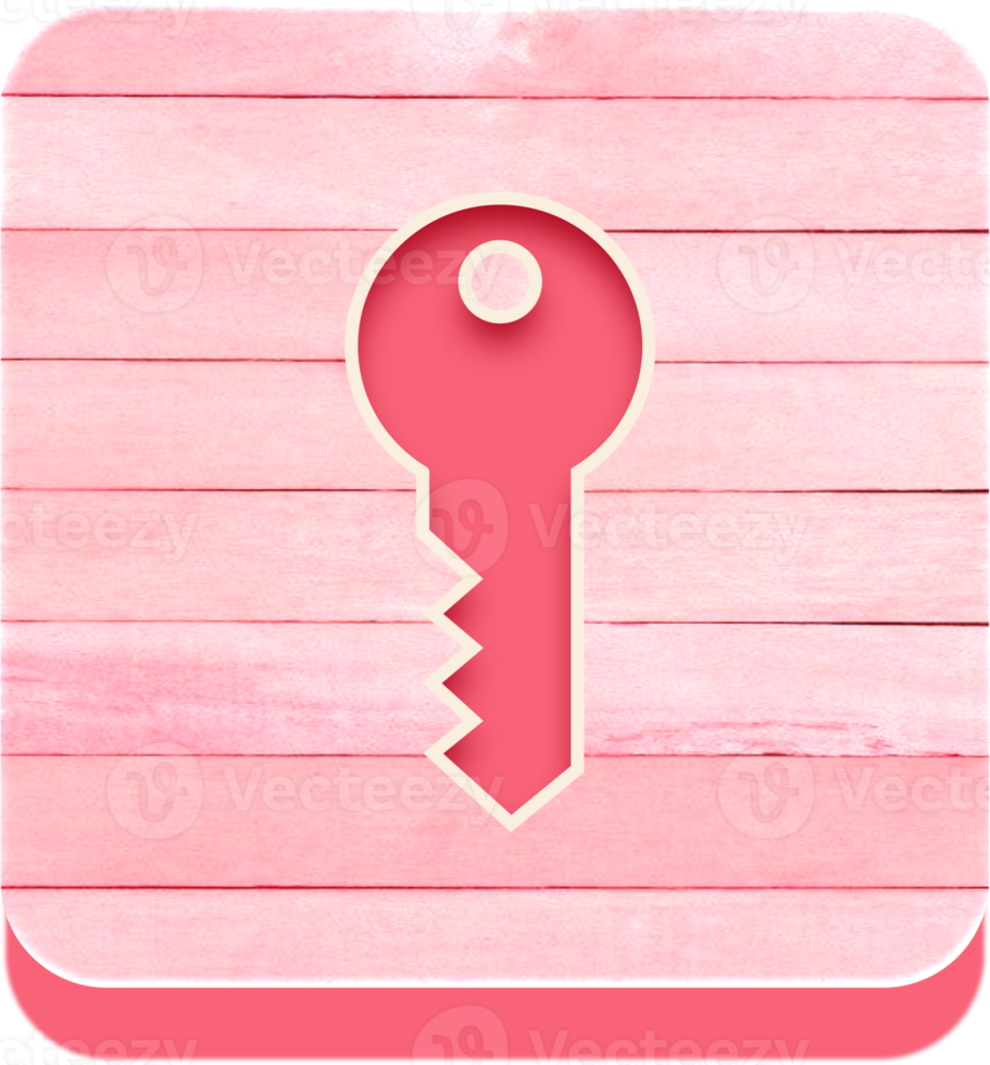 Wooden Key Button, Wooden Icon png