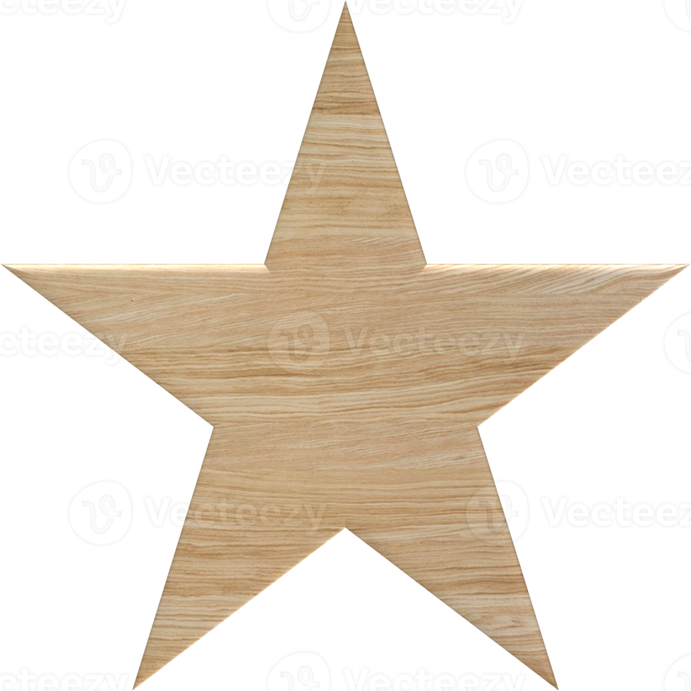 Blank star wooden sign 10975222 png