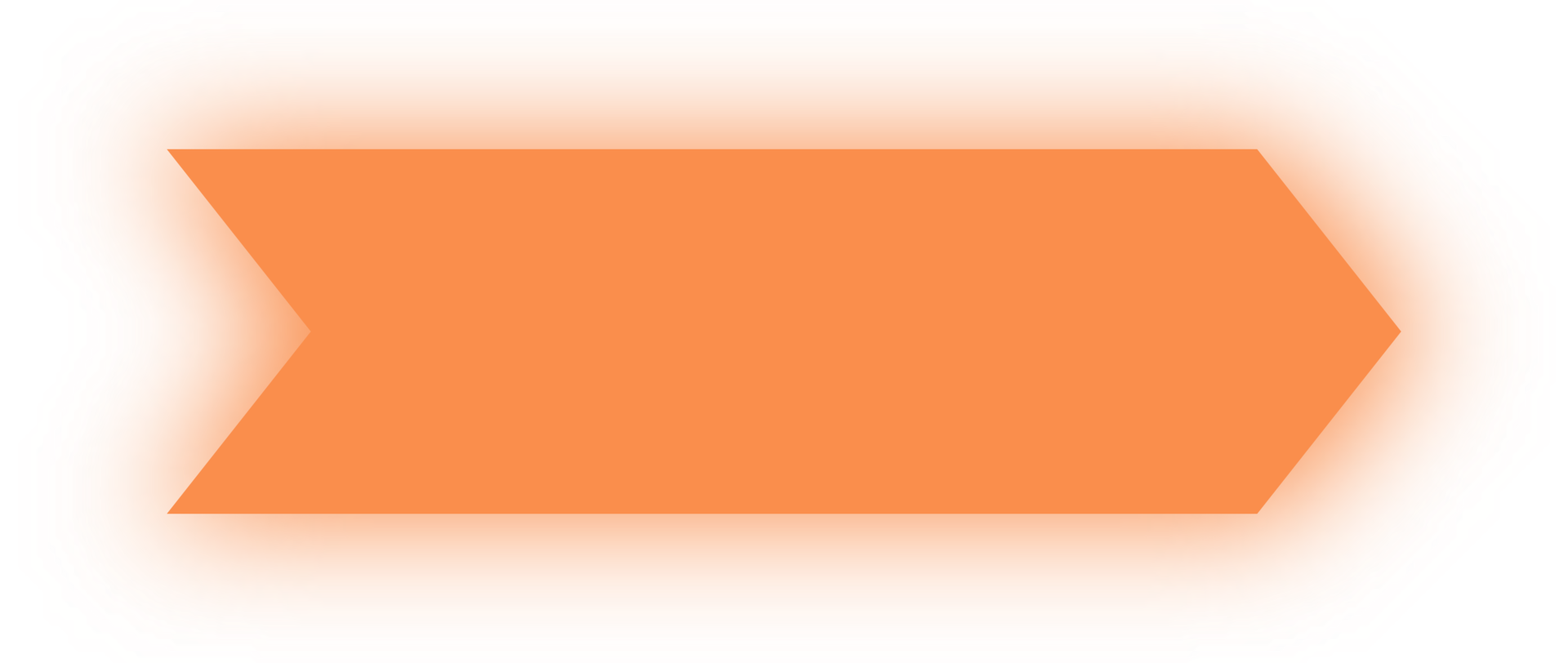 Neon Orange Arrow Banner, Neon Arrow png