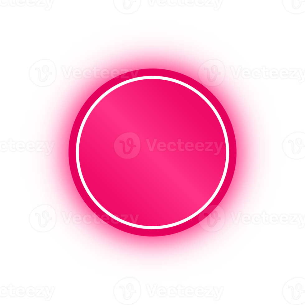 Neon Pink Circle Banner, Neon Circle png