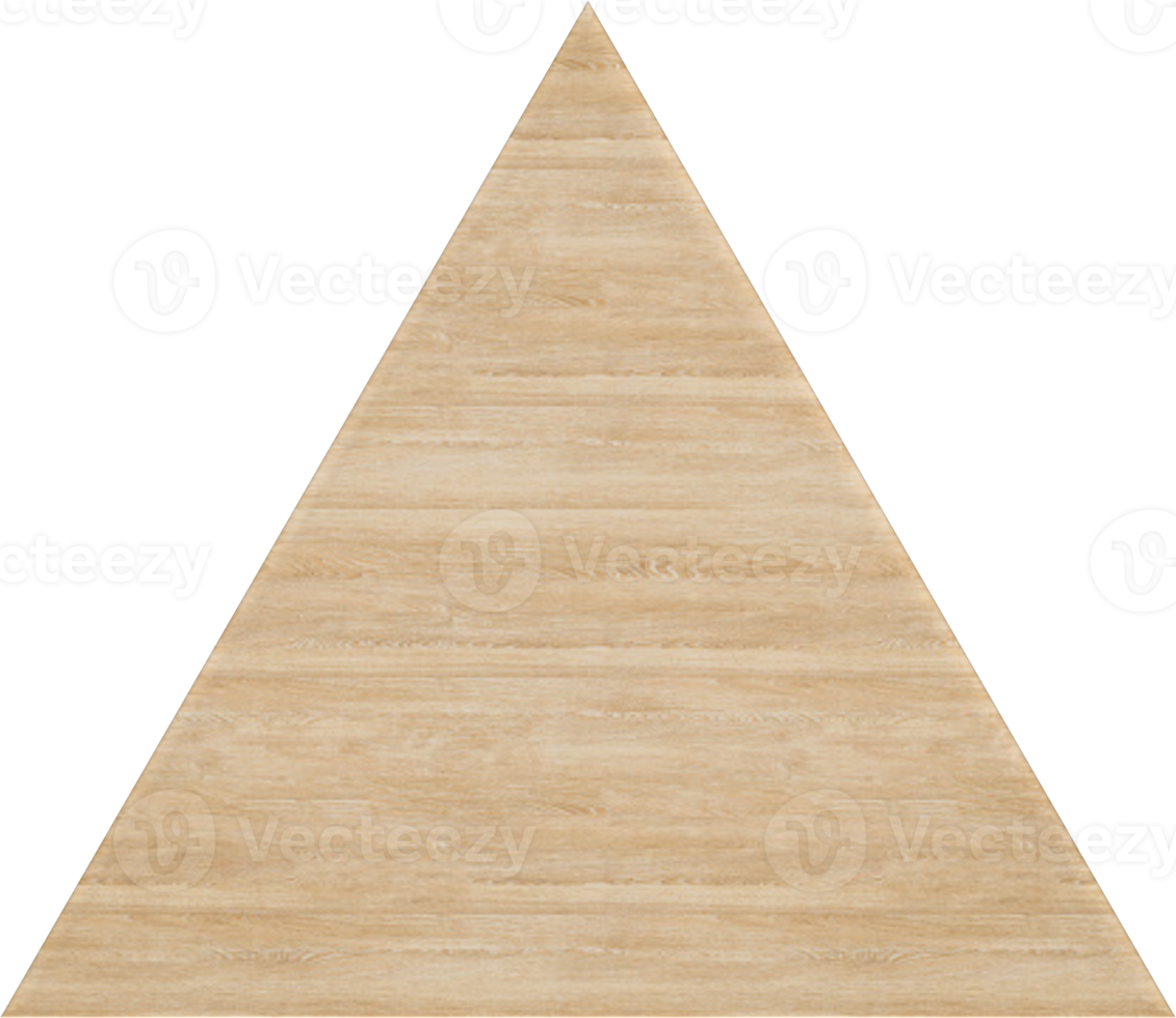 Blank Triangle Wooden Sign png