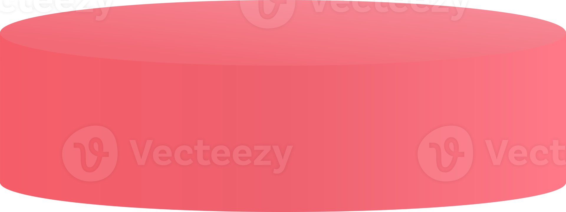 Red Empty Podium For Product Display png