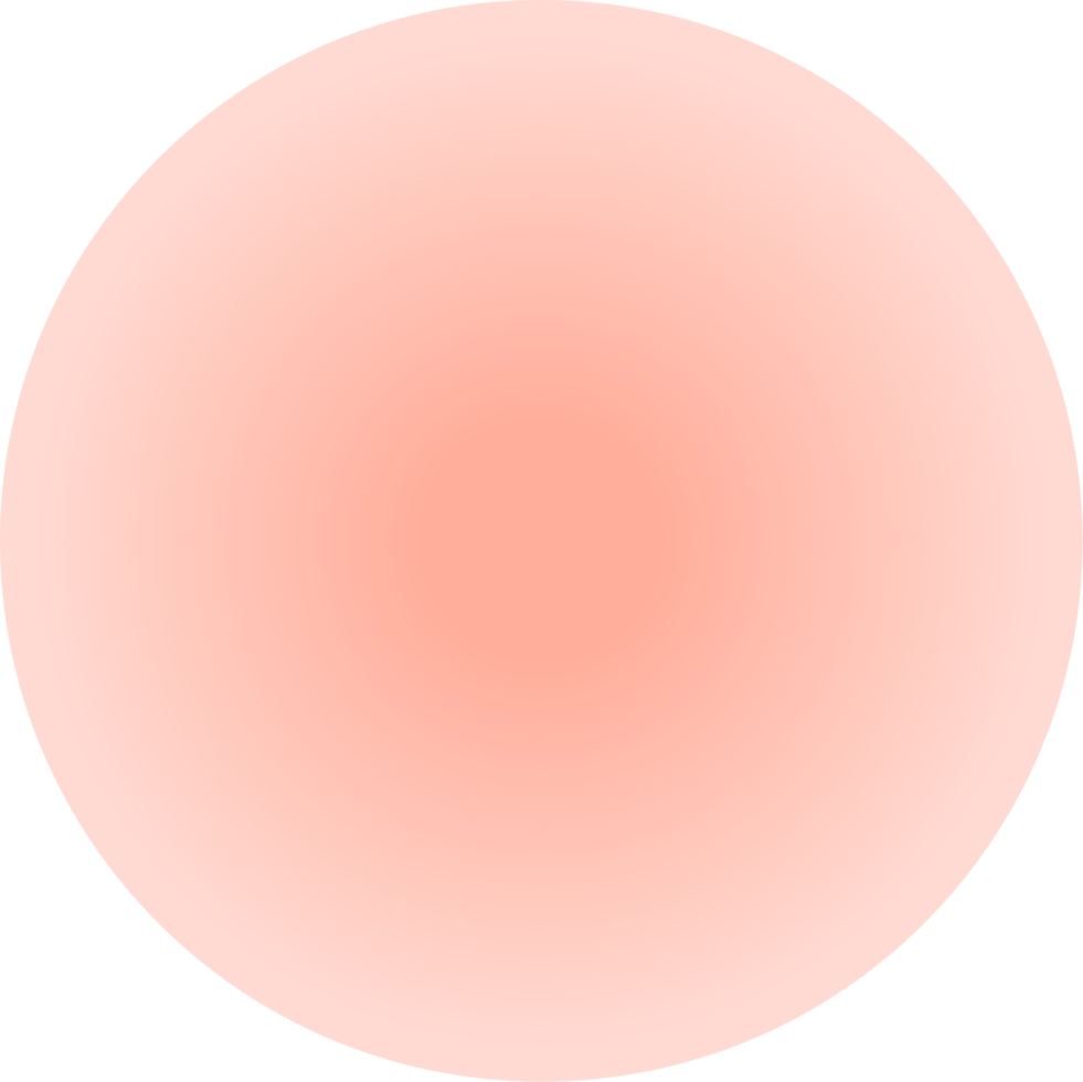 Orange Gradient Circle png