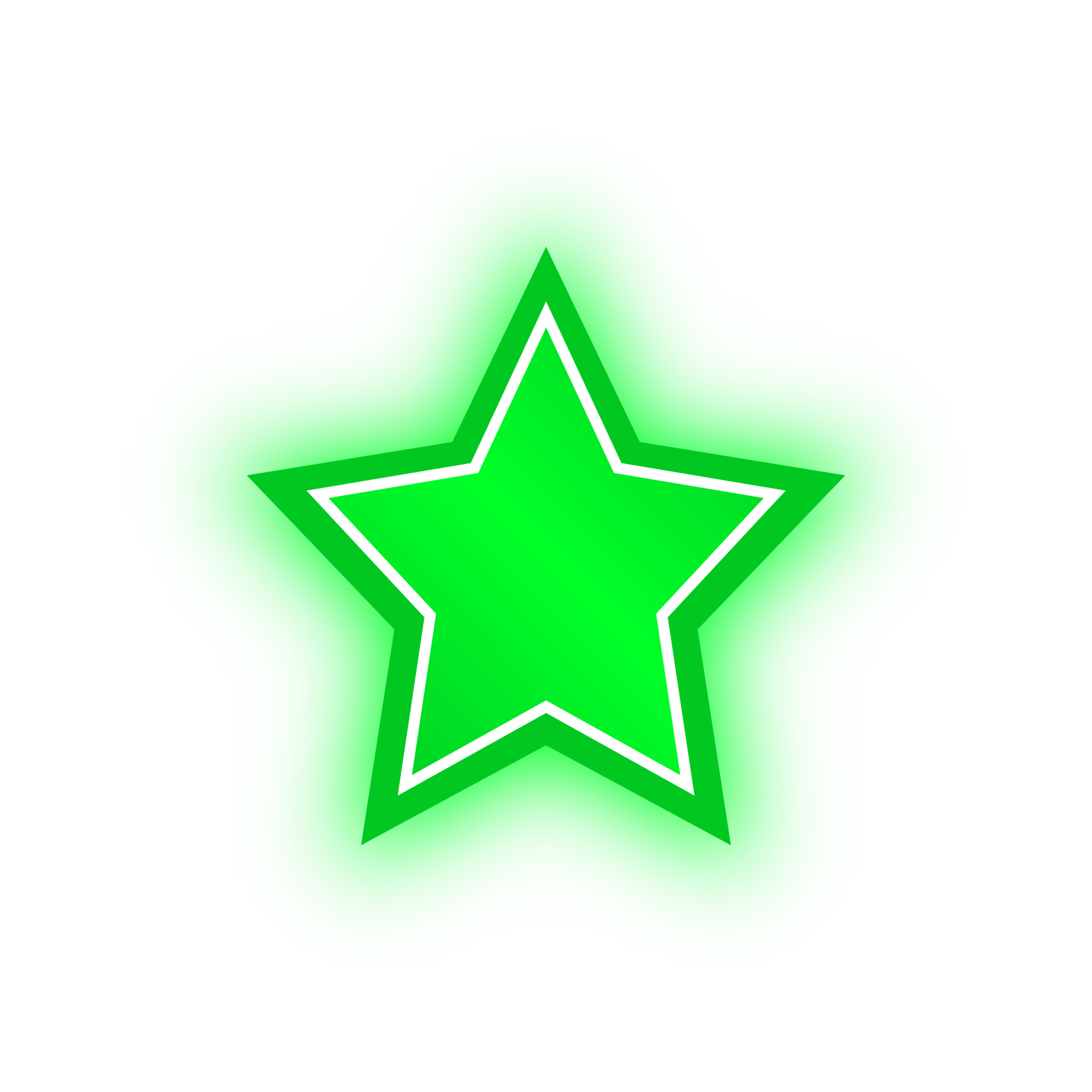 bandera de estrella verde neón, estrella de neón 10976394 PNG