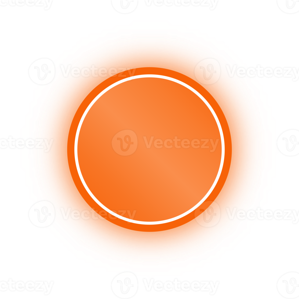 neon orange cirkel baner, neon cirkel png