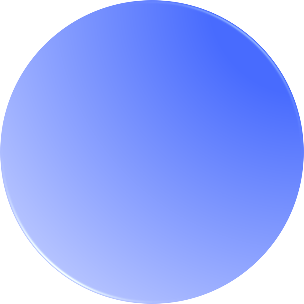 Blue Gradient Circle, Gradient Circle Button png