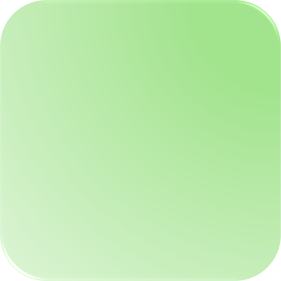 Green Gradient Square, Gradient Square Button png