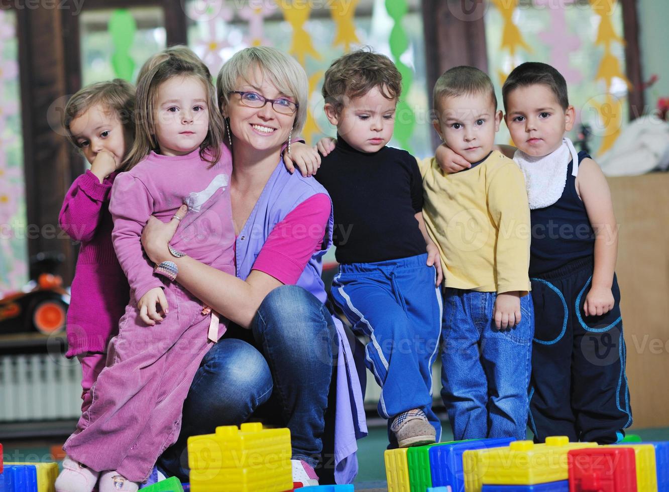 niños en edad preescolar foto