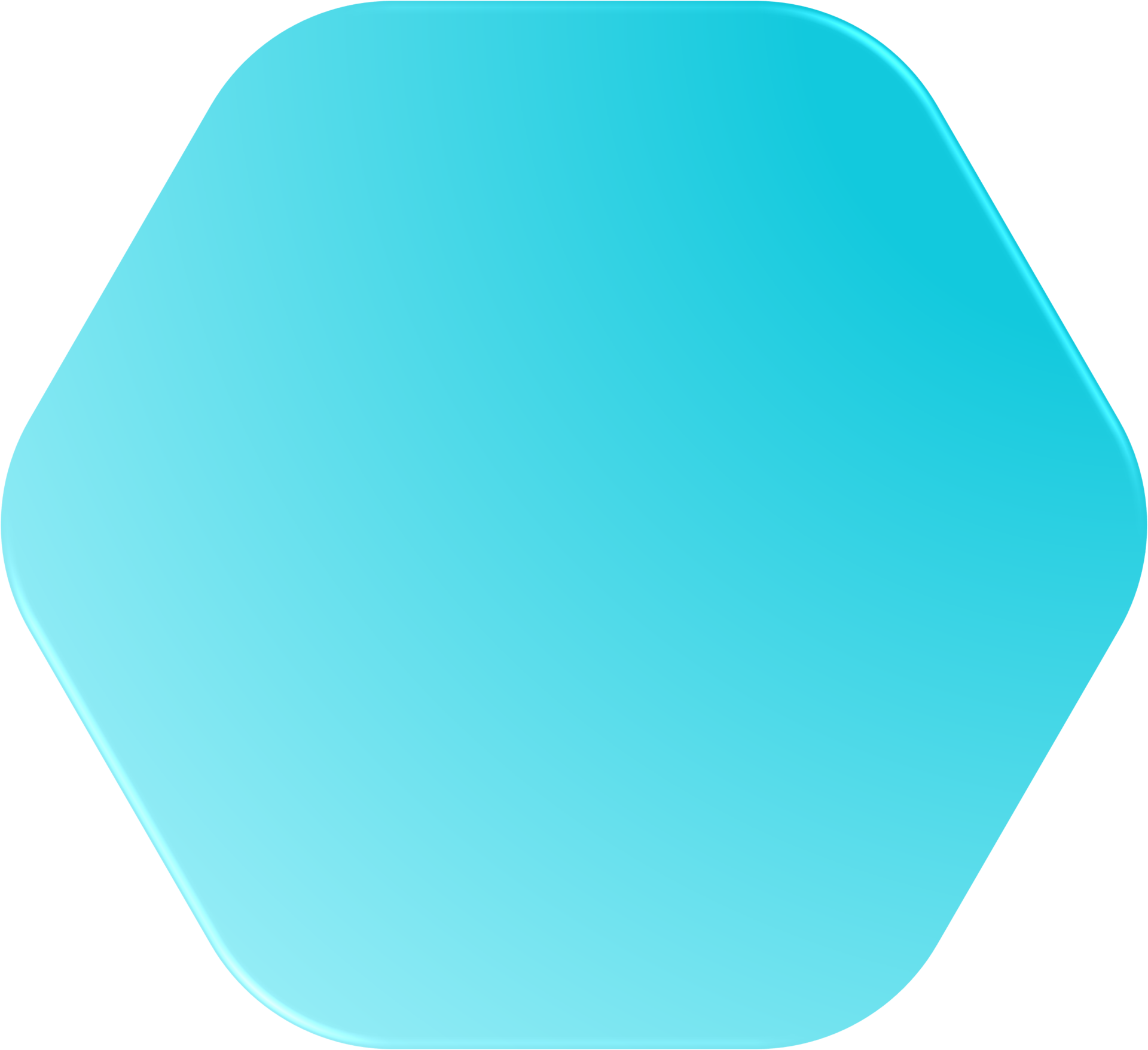 Blue Gradient Hexagon, Gradient Hexagon Button 10976982 PNG