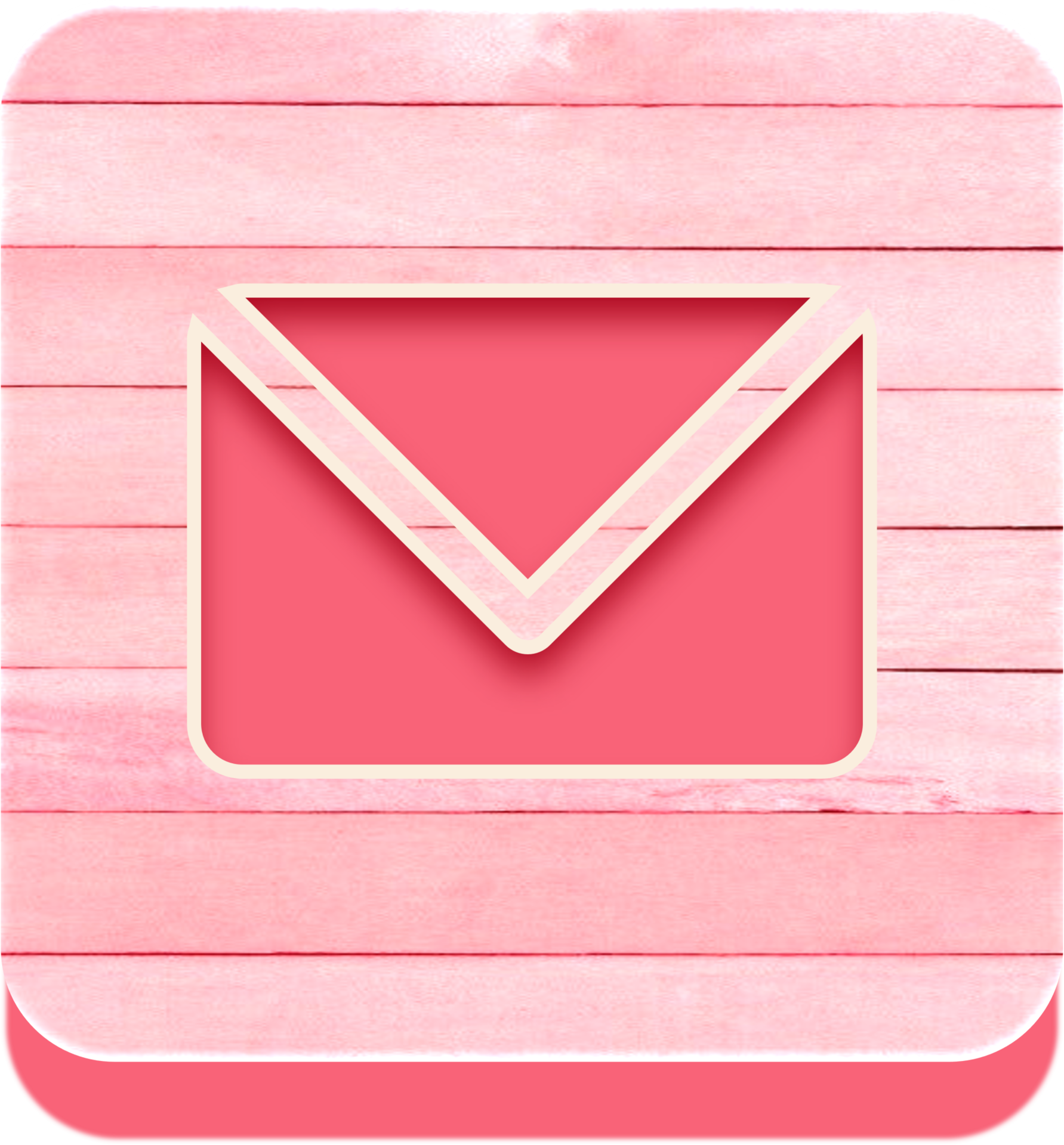Wooden Mail Button, Wooden Icon 10977102 PNG