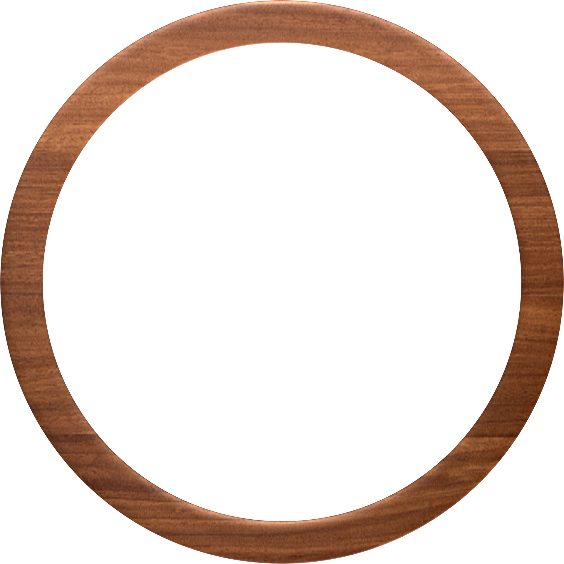 Wooden Round Frame 10977249 PNG