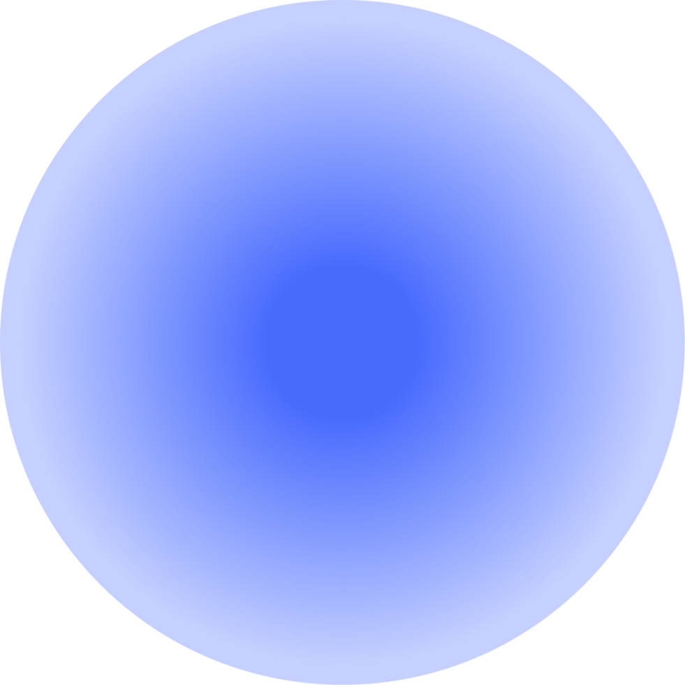 circulo azul degradado png