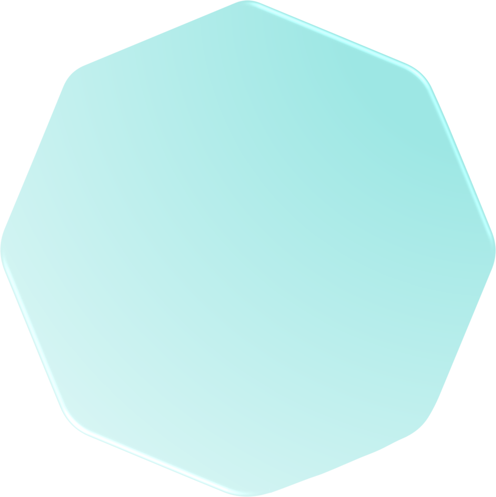 Gradient Octagon, Gradient Octagon Button png