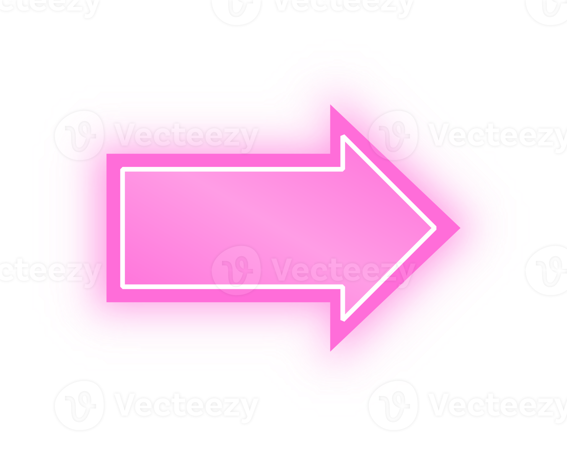 Neon Pink Arrow Banner, Neon Arrow 10977365 PNG