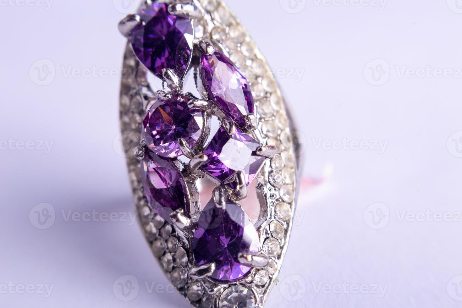 ring on purple photo