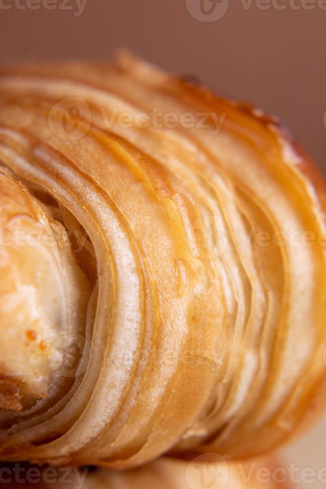 croissant on the table photo