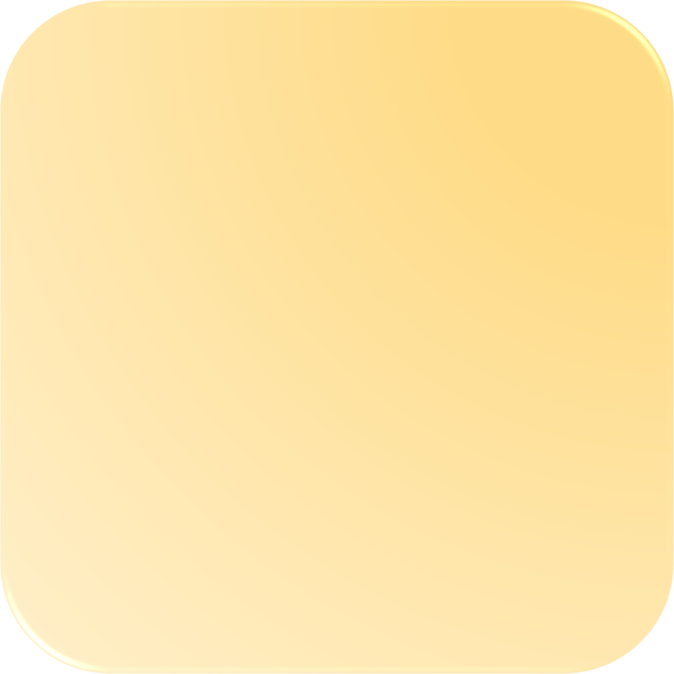 Yellow Gradient Square, Gradient Square Button png