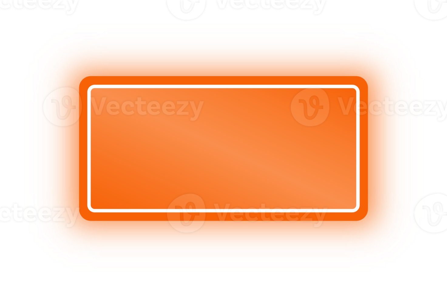 neon orange rektangel baner, neon rektangel png