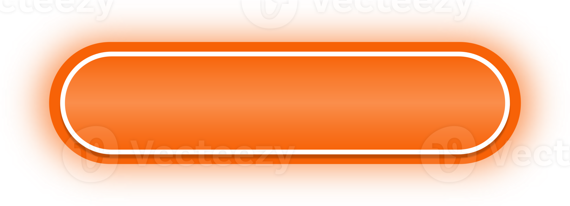 oranje neon knop, gloeiend neon knop png